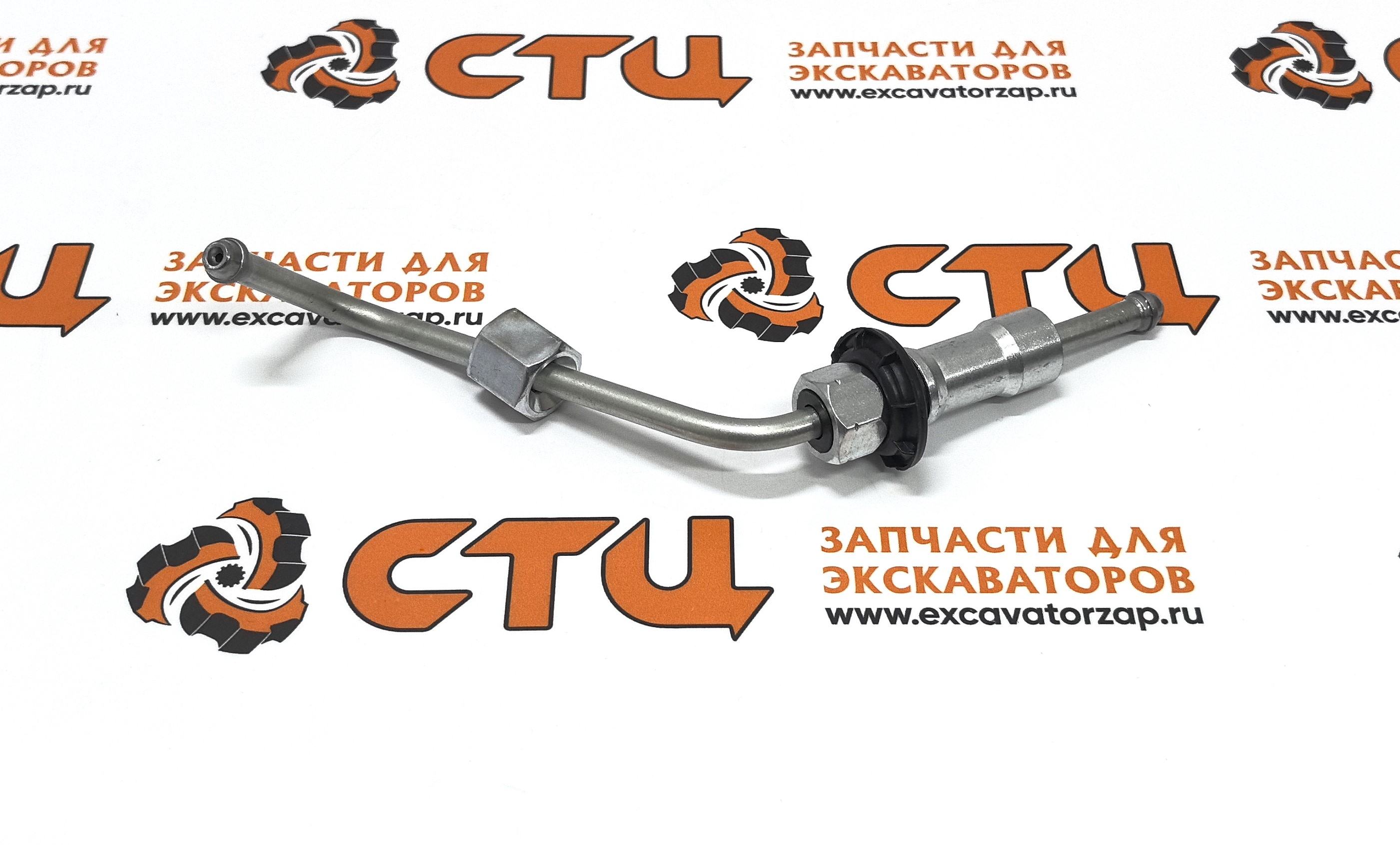 Трубка топливная 322-3745, 3223745 (аналог) топливная рампа - форсунка 1-го цилиндра двигателя CAT C4.4