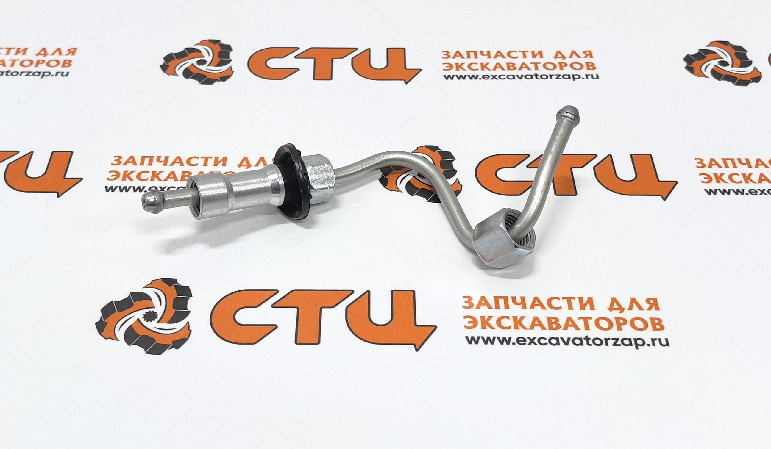 Трубка 322-3746, 3223746 (аналог) топливная (топл. рампа - форсунка 2-го цилиндра) двигателя CAT C4.4