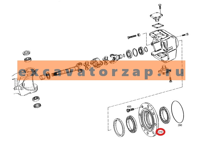 Запчасти для CAT 428/432/434/444