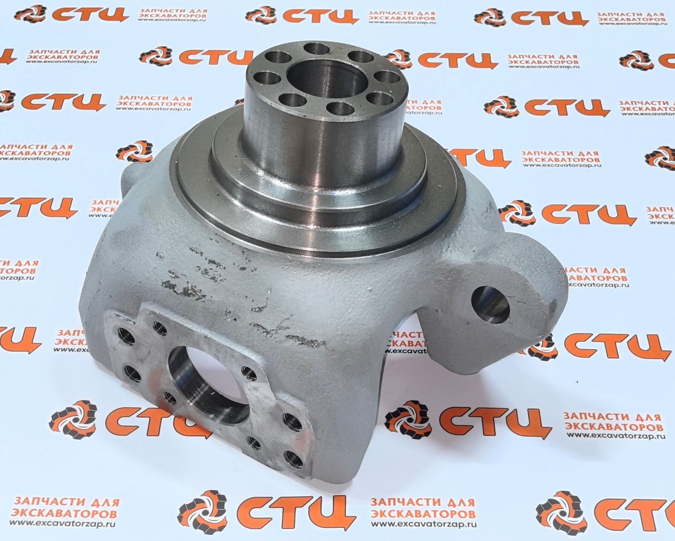 Кулак поворотный 4475.304.196, 4475304196, 4475-304-196 левый переднего моста экскаватора поргузчика Hyundai H940S